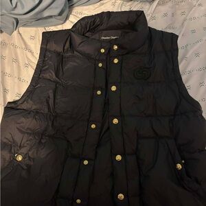 Chester Charles Black Puffer Vest